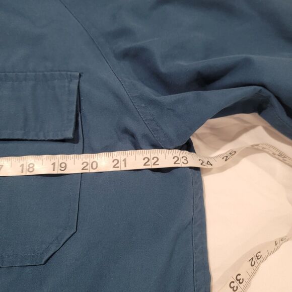 Vintage Schott Mens Chore Barn Jacket Size Medium Blue Utility Blanket Lined - Picture 5 of 9